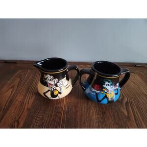 Disney Parks Mickeys Really Swell Coffee Creamer & Sugar - Clarabelle & Horace